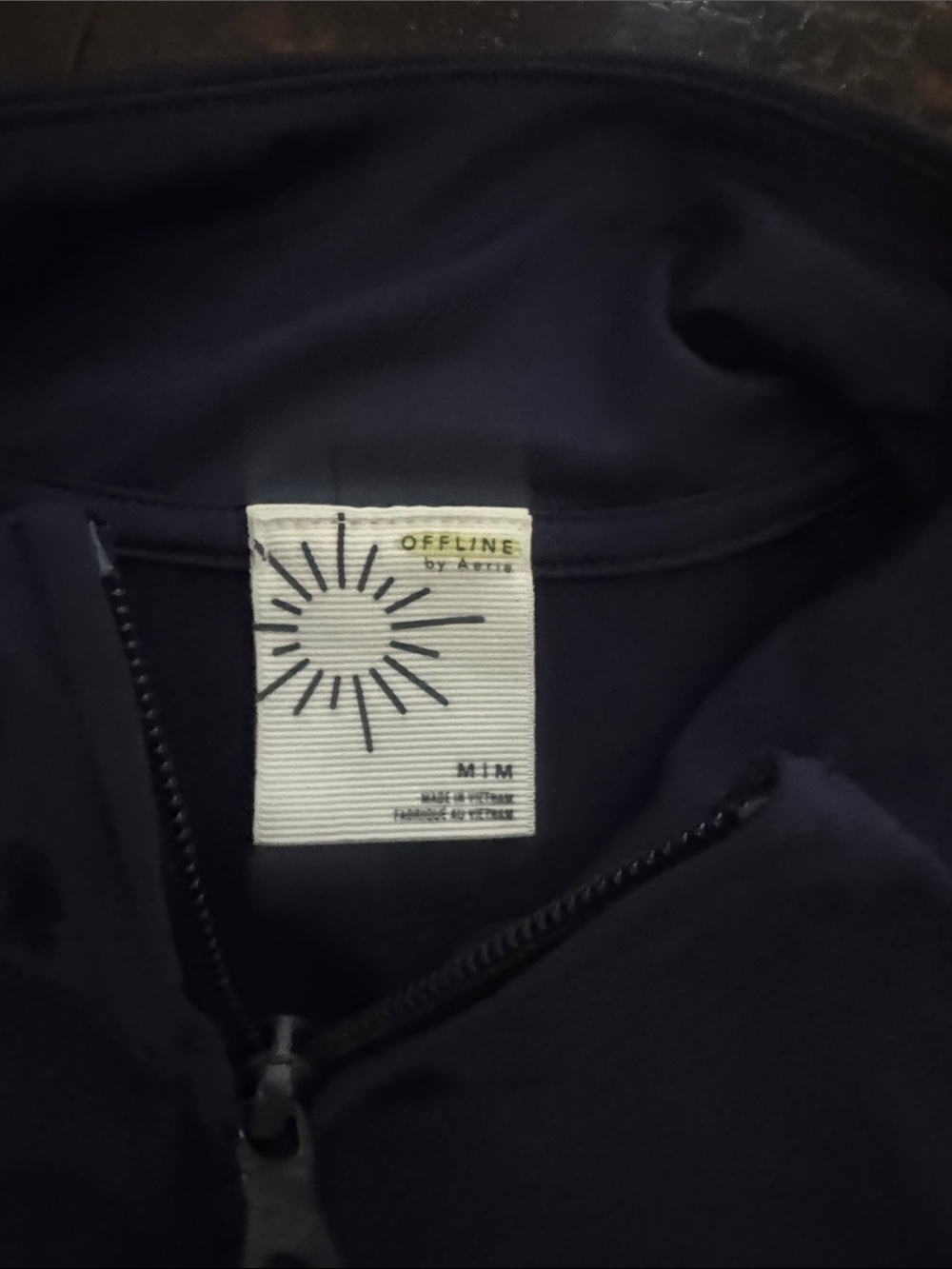 Offline women’s Navy Track Joggers with White Side Stripes (sm pants: med top) - Picture 7 of 12